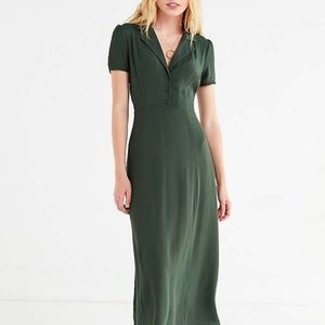 Charlotte Button-Down Midi Shirt Dress